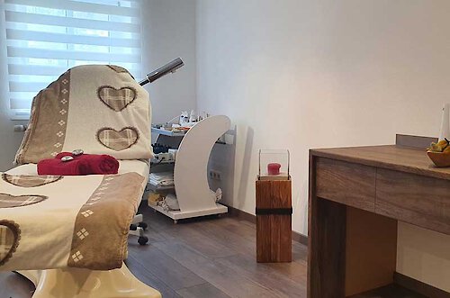 Behandlungsraum im Urlaubshotel Kosmetikbehandlungen im Hotel Beinbauer